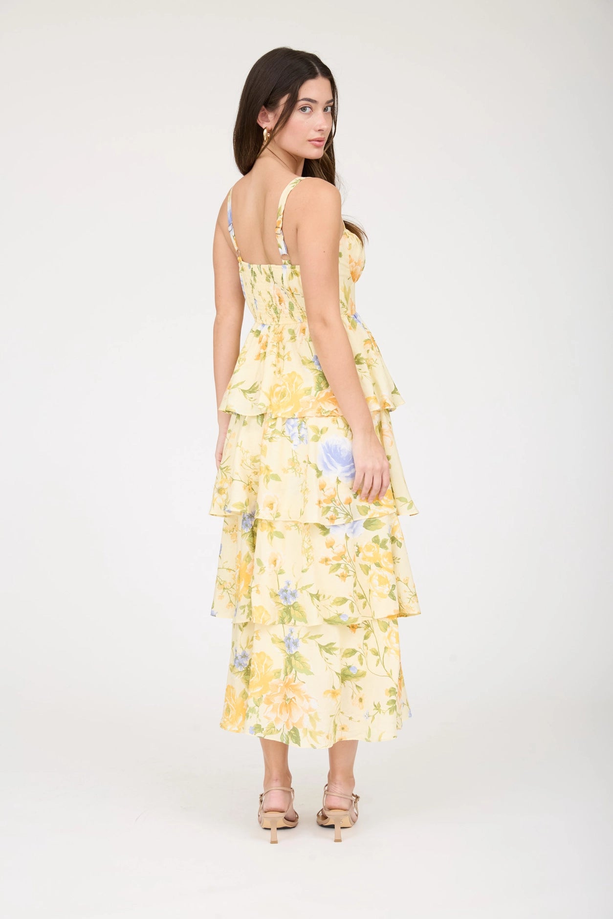 Yellow Floral Dress
