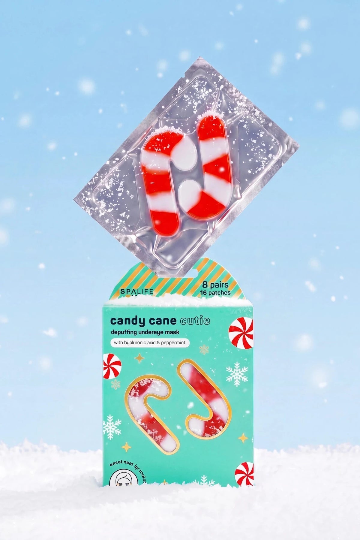 Christmas Holiday Candy Cane Cutie Under Eye Patches