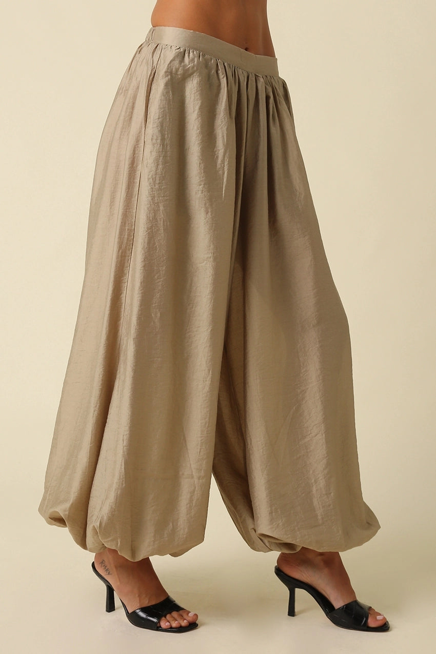 Taupe Balloon Pants