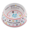 Large Cute Pastel Pattern Dog Bowl