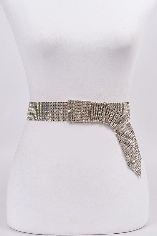 Thick Rhinestone Belt