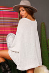 Oatmeal Oversized Knit Sweater