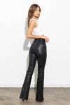 Black Split Hem Jeans