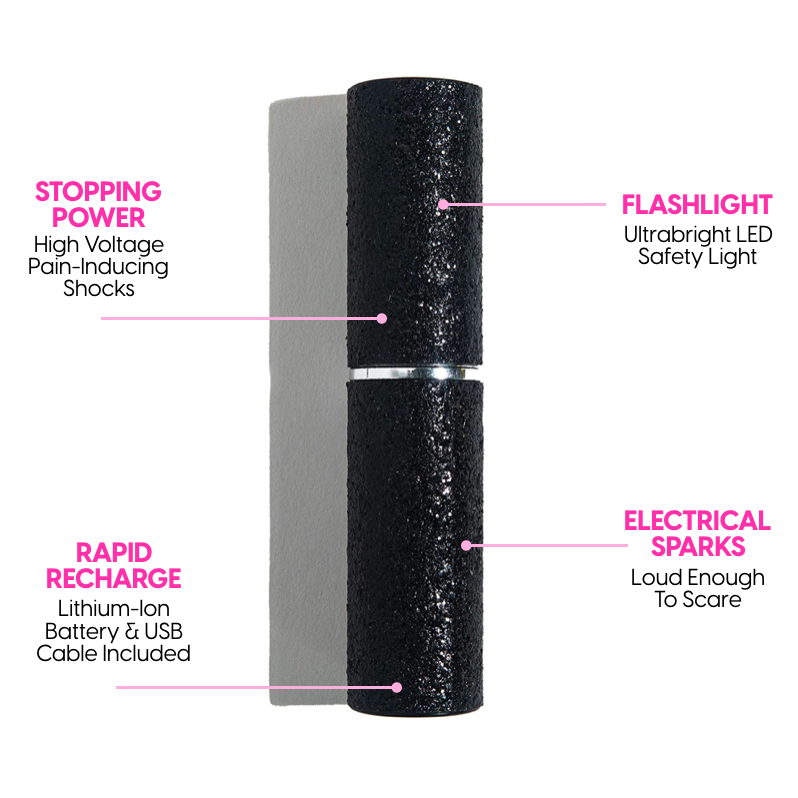 Glitter Mini Stun Gun