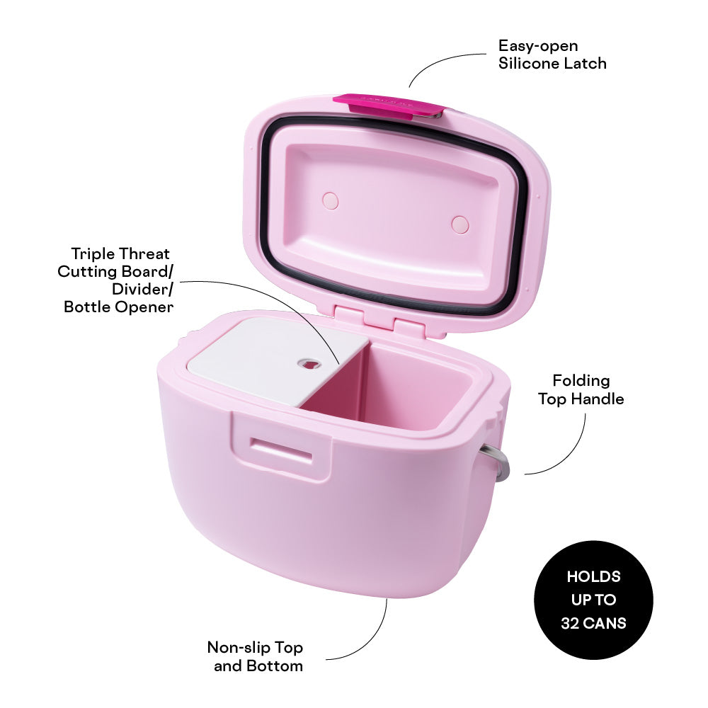Corkcicle Chillpod Hot Pink Cooler 25qt - Shop Kendry Boutique