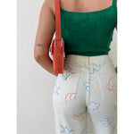 Summer Fun Printed Straight Leg Jeans
