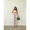 Floral Colors Straight Leg Jeans