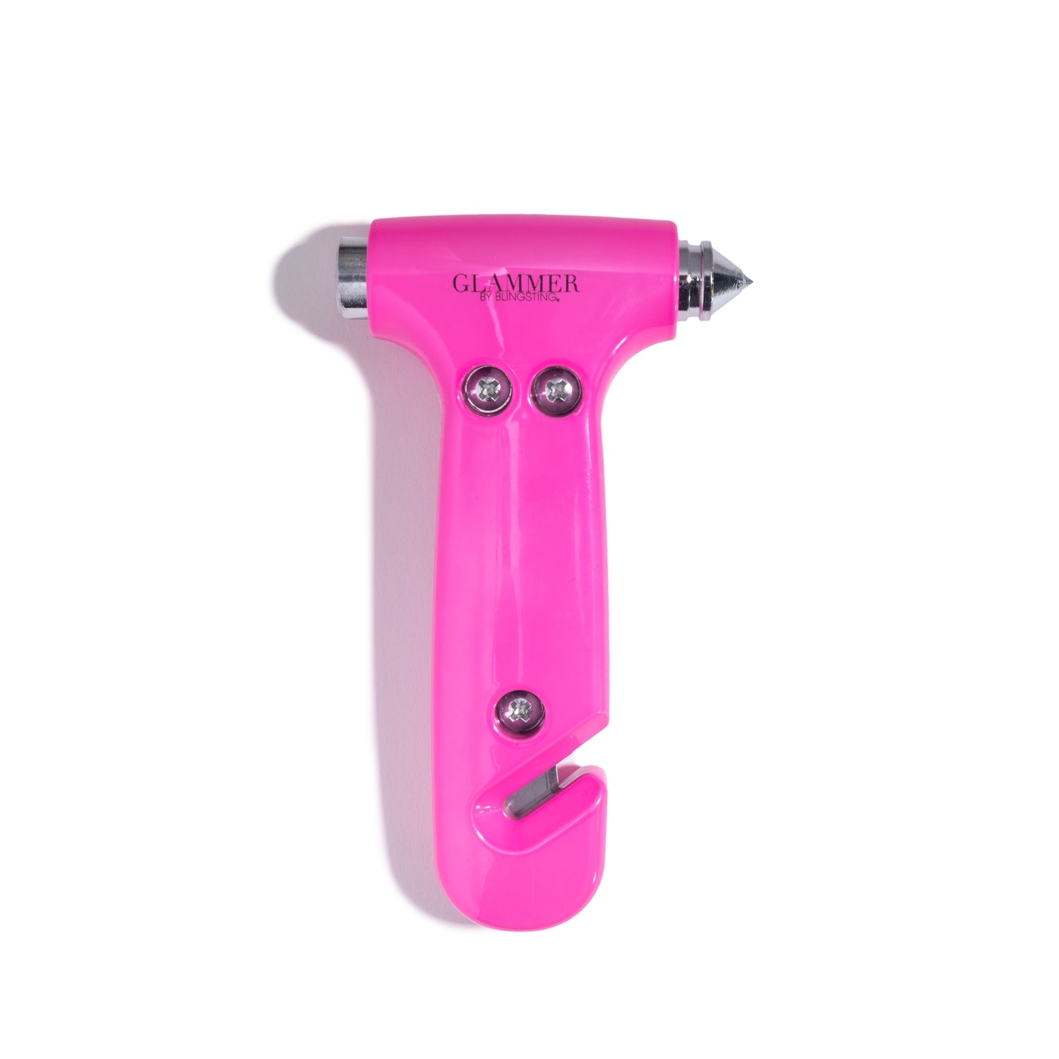 Hot Pink Metallic Emergency Escape Hammer