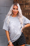 Acid Wash Tiger Gang Graphic Tee  - Shop Kendry Collection Boutique