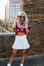 Alabama Game Day Cropped Glitter Star T-Shirt - Shop Kendry Collection Boutique