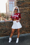 Alabama Game Day Cropped Glitter Star T-Shirt - Shop Kendry Collection Boutique