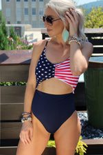 American Flag Swimsuit - 4th Of July Swimsuit - Kendry Collection Boutique