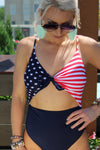 American Flag Swimsuit - 4th Of July Swimsuit - Kendry Collection Boutique