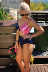 American Flag Swimsuit - 4th Of July Swimsuit - Kendry Collection Boutique