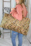 Animal Print Duffle Bag - Two Colors