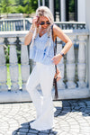 Baby Blue Ruffle Tank Top