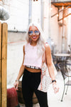 Baby Pink Cropped Workout Tank - Shop Kendry Collection Boutique
