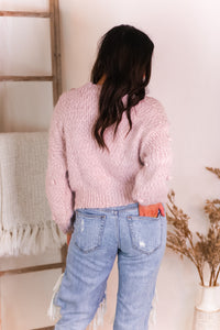 Baby Pink Textured Sweater - Shop Kendry Collection Boutique