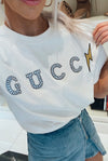 Back With A Bang Tan Graphic Tee - Shop Kendry Collection Boutique