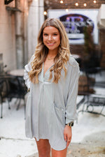 Black And White Pin Stripe Tunic Top - Shop Kendry Collection Boutique
