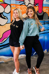 Black Butterfly Graphic Crewneck Sweatshirt - Shop Kendry Collection Boutique