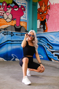 Thick Strap Ribbed Cropped Tank Top - Shop Kendry Collection Boutique Online