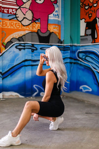 Thick Strap Ribbed Cropped Tank Top - Shop Kendry Collection Boutique Online
