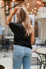 Black Leopard Silk One Shoulder Top - Shop Kendry Collection Boutique