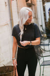 Black Mesh Back Tie Athletic Crop Top - Shop Cute Styles From Kendry Collection Boutique