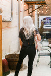 Black Mesh Back Tie Athletic Crop Top - Shop Cute Styles From Kendry Collection Boutique