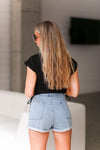 Black Ruched Sides Tank Top - Shop Kendry Collection Boutique