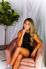 Black Ruched Sleeveless Knit Dress - Shop Kendry Collection Boutique