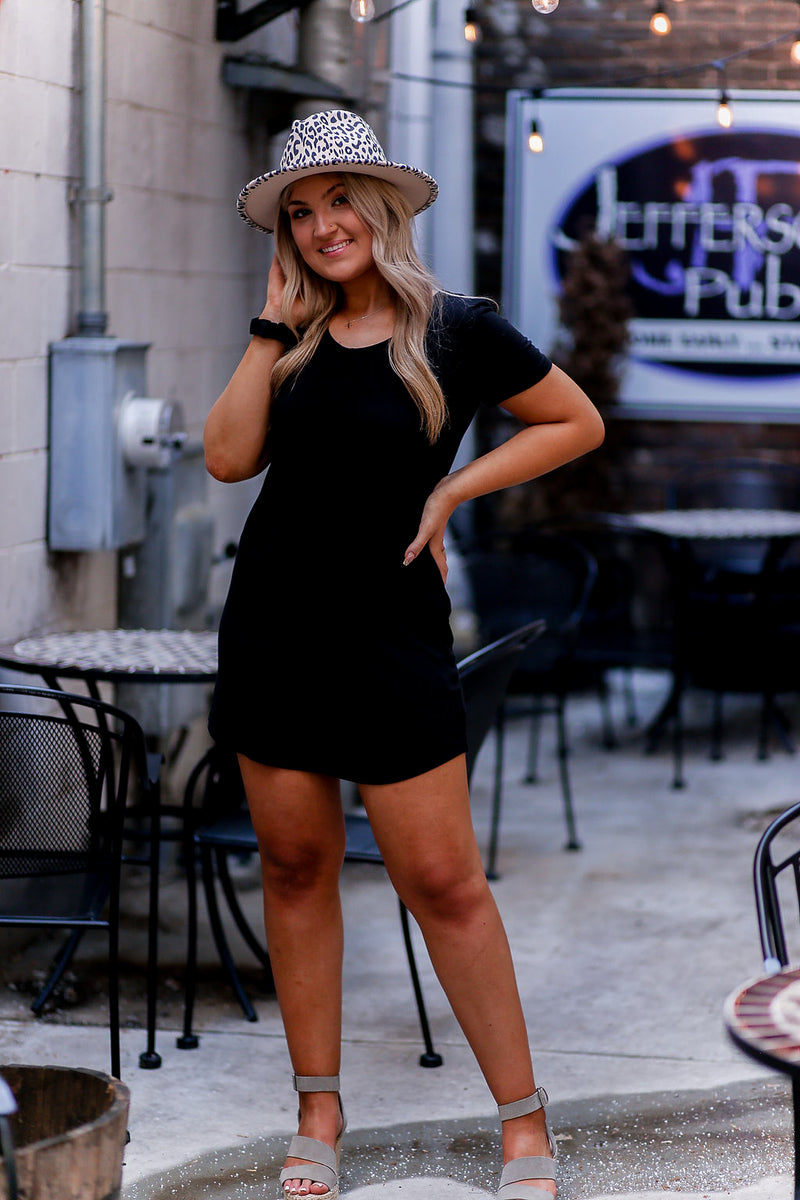 Black T-Shirt Mini Dress - Shop Kendry Collection Boutique