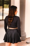 Black Tennis Mini Skort - Kendry Collection Boutique