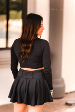 Black Tennis Mini Skort - Kendry Collection Boutique