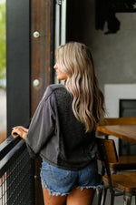Black and White Striped Pullover - Shop Kendry Collection Boutique