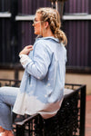 Bleached Chambray Button Down - Shop Kendry Collection Boutique 