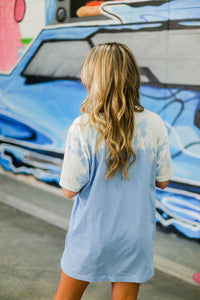 Bleached Distressed Led Zep Band Tee - Shop Kendry Collection Boutique