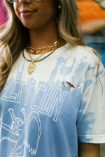 Bleached Distressed Led Zep Band Tee - Shop Kendry Collection Boutique