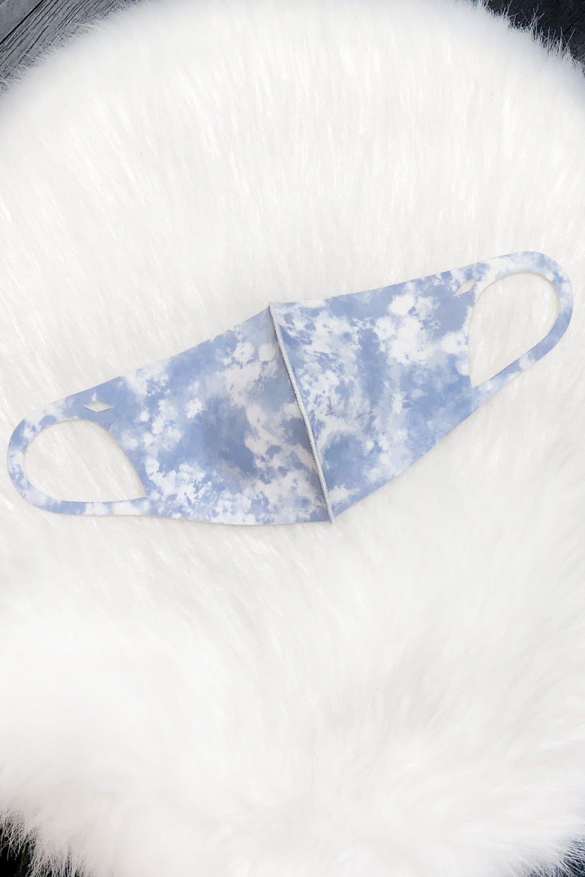 Blue Tie Dye Mirawave Antibacterial Face Mask - Kendry Collection Boutique