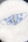 Blue Tie Dye Mirawave Antibacterial Face Mask - Kendry Collection Boutique