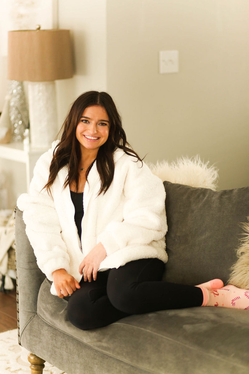 Bone Teddy Zip Up Jacket
