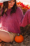 Brick Red Popcorn Sweater - Shop Kendry Collection Boutique