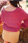 Brick Red Popcorn Sweater - Shop Kendry Collection Boutique