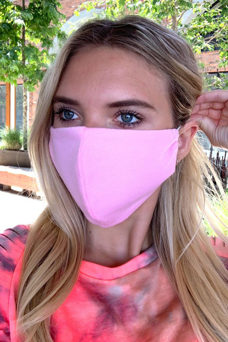 Bubblegum Pink Face Mask - Shop Cute Face Masks Online Now Kendry Collection Boutique