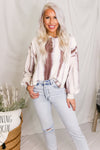 Button Up Ivory Mocha Tie Dye Top - Shop Kendry Collection Boutique