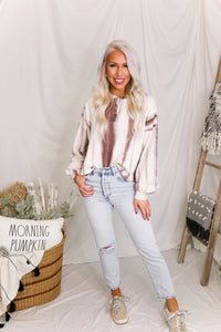 Button Up Ivory Mocha Tie Dye Top - Shop Kendry Collection Boutique