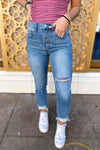 Caitlyn High Waisted Girlfriend Jeans -Shop Kendry Collection Boutique