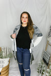 Camouflage Color Block Knit Cardigan - Kendry Collection Boutique