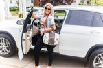 Charcoal Tie Dye Sequin Lips Crop Tee - Kendry Collection Boutique